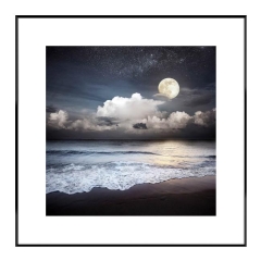 Obraz Artbox Moon Beach 50 x 50 cm