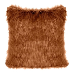 Poduszka Eurofirany Futrzak 45 x 45 cm brązowa