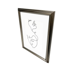 Ramka na zdjęcia GoodHome Blanton 30 x 40 cm antyk srebrny