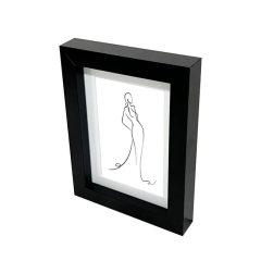 Ramka na zdjęcia GoodHome Islande 13 x 18 cm czarna