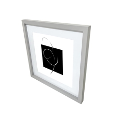 Ramka na zdjęcia GoodHome Islande 40 x 40 cm szara