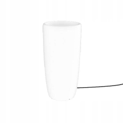 Lampa zewnętrzna ogrodowa FLOWERPOT M 1x60W E27 Biały Nowodvorski