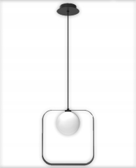 Lampa Wisząca Żyrandol Czarny 140x126