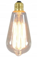 ŻARÓWKA DEKORACYJNA EDISON E27 60W SZKŁO BEZBARWNE