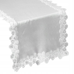 OBRUS SOPHIE 40X180 CM SREBRNY bieżnik
