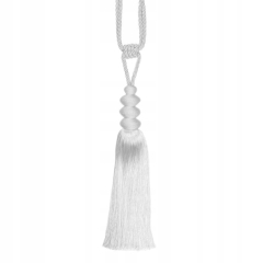 SZNUR UPINACZ DO ZASŁON CHWOST 81 CM BIAŁY