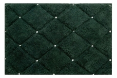 DYWANIK ŁAZIENKOWY GLAMOUR BAWEŁNA 60X90 ZIELONY