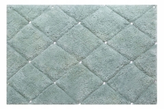 DYWANIK ŁAZIENKOWY GLAMOUR BAWEŁNA 50X70 MIĘTOWY