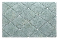DYWANIK ŁAZIENKOWY GLAMOUR BAWEŁNA 60X90 MIĘTOWY