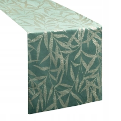 OBRUS WELUR VELVET BIEŻNIK 35X140 CM CIEMNOMIĘTOWY