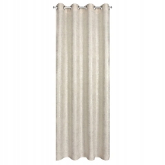 Zasłona gotowa boho płótno len 140X250 Naturalna