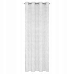 LARA LEKKA ZASŁONA Z SIATECZKI BOHO BIAŁA 140x250