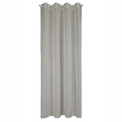 BEŻOWA ZWIEWNA ZASŁONA W STYLU EKO 140x250cm