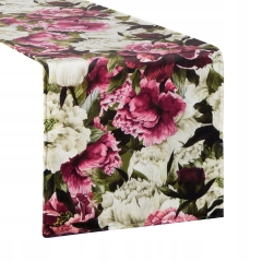 Obrus Bieżnik Welurowy Velvet 3 35X140 CM OLIWKOWY