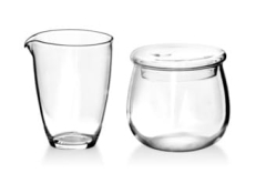 Elegancka Cukiernica 300ml i mlecznik 250ml