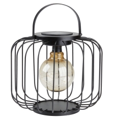 Lampa solarna RUGDE Ś24xW29 czarny