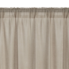Zasłona AGA 1x140x300 lnianopodobna khaki
