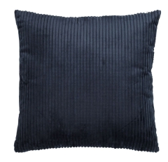 Poduszka ozdobna VILLMORELL 45x45 sztruks granatowy