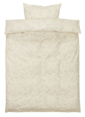 Komplet pościeli SVEA 140x200 naturalna biel