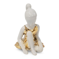 Figurka Dekoracyjna Rina 9x8x11cm Biała