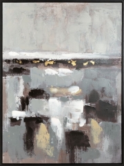 Obraz ręcznie malowany na płótnie 473 60x80cm Stalowy