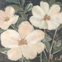 Obraz ręcznie malowany na płótnie 558 60x60cm Kremowy