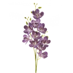 Kwiat Sztuczny Ozdobny Gałązka 82cm Fioletowy 6szt