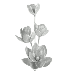 Kwiat Flore 20 x 75 cm Srebrny 6 szt.