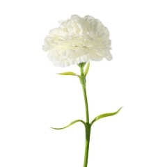 Kwiat Sztuczny Ozdobny Gałązka 40cm Kremowy 6szt
