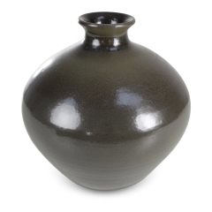 Wazon Dekoracyjny Nyla 28x26cm Ciemnobrązowy 2szt