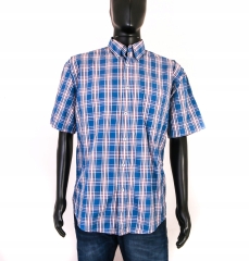*W Wrangler Mens Shirt Short Sleeve Checks size L