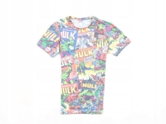 *A Marvel Comics Mens Shirt Hulk Pattern size S