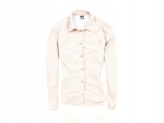 *H The North Face Womens Shirt Tailored Ecru M