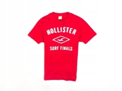 *D Hollister Mens T-shirt Cotton Red Tee size S