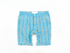 *P Humor Mens Chino Shorts Blue Checks size M