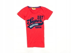 *G Superdry Womens T-shirt Cotton Red Tee size S