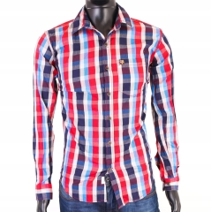 *S Replay Mens Shirt Tailored Cotton Checks size M