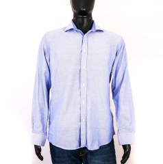 W TED BAKER MENS FITTED BLUE SHIRT INT L