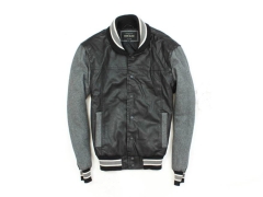 *L River Island Mens Jacket Baseball Black size M