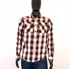 W G-STAR RAW MENS FITTED CHECKED SHIRT INT M