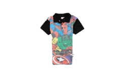 K Marvel Classics Mens polo Shirt Hulk Iron Man *S*