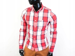 *P Hollister Mens Shirt Tailored Checks Red M