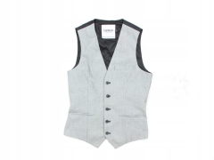 *J TopMan Mens Vest Tailored Grey size 34