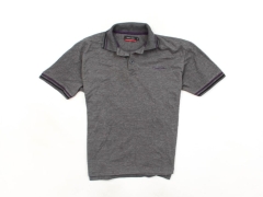 B Pierre Cardin Mens Polo Shirt Cotton Grey size M