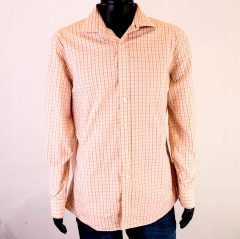 S TOMMY HILFIGER MENS FITTED CHECKED SHIRT INT 17