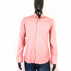 *W Jaeger Mens Shirt Tailored Cotton Pink size 16