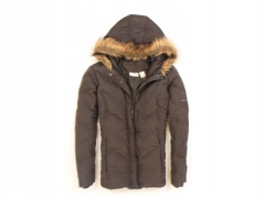 *D DKNY Jeans Womens Jacket Down Hood size L