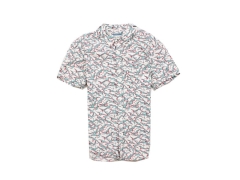 I River Island Mens Shirt Short Sleeve Pattern S