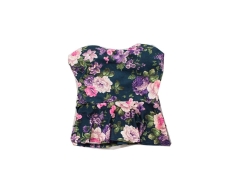 K Club L Womens Dress Top Florar Pattern *12*