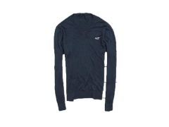 *O Hollister Mens Sweater V-Neck Cotton size S